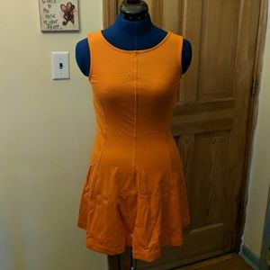 NWOT Banana Republic Orange Dress w/Keyhole Detail